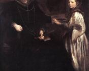 安东尼 凡 戴克 : Portrait of Porzia Imperiale and Her Daughter